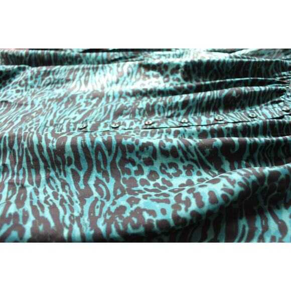 NEW Johnny Was Friday Silk Dress by Calme, Leopard Print, Sz XL - Picture 4 of 8